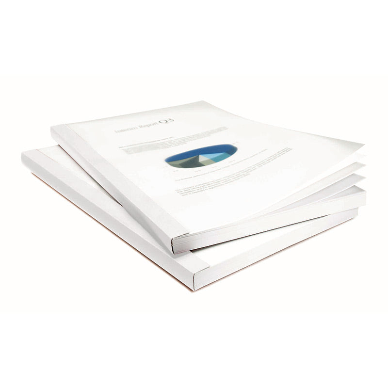 White Linen Cover with Clear Front