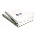 Light Gray Linen Cover with Clear Front